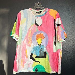 Stina Goya Leonie Tee – painterly graphic – M